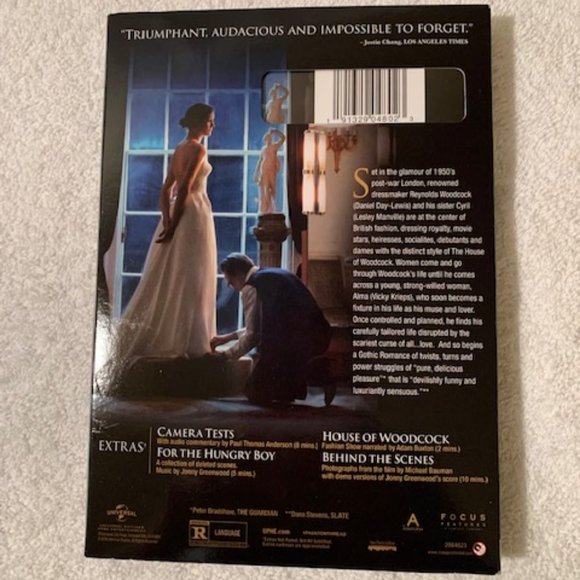 Phantom Thread DVD - Picture 2 of 2
